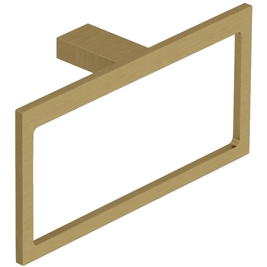 Kludi Vela C Suport prosop baie inel, auriu periat (brushed gold PVD)