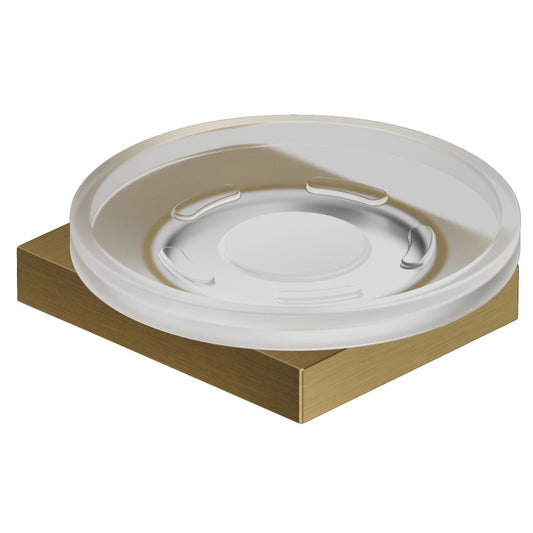 Kludi Vela C Savoniera cu suport, auriu periat (brushed gold PVD)