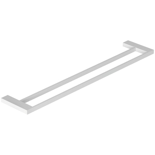 Kludi Vela C Suport prosop baie tip bara dubla 60 cm, alb mat