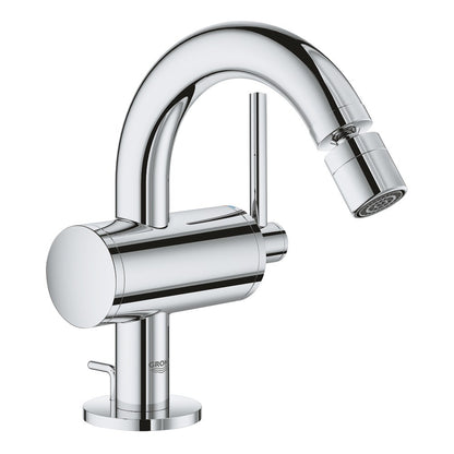 Grohe Atrio Baterie bideu monocomanda cu ventil pop-up, crom