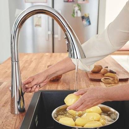 Grohe Zedra Baterie chiuveta bucatarie monocomanda cu dus extractibil, crom