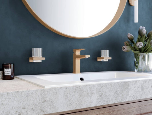 Baterie lavoar bronz mat periat Hansgrohe Metropol 110