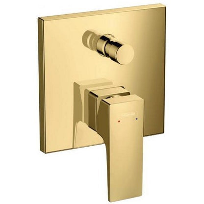 Hansgrohe Metropol Baterie cada dus incastrata, auriu lucios