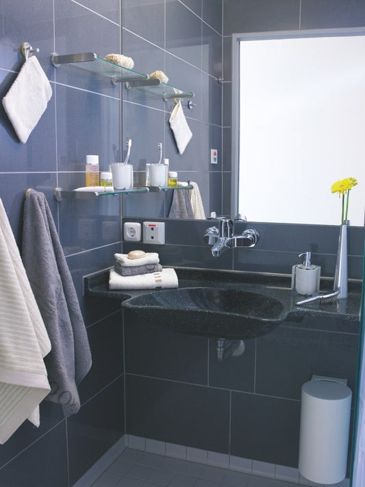 Baterie lavoar perete Grohe Euroeco Special, pipa 21 cm
