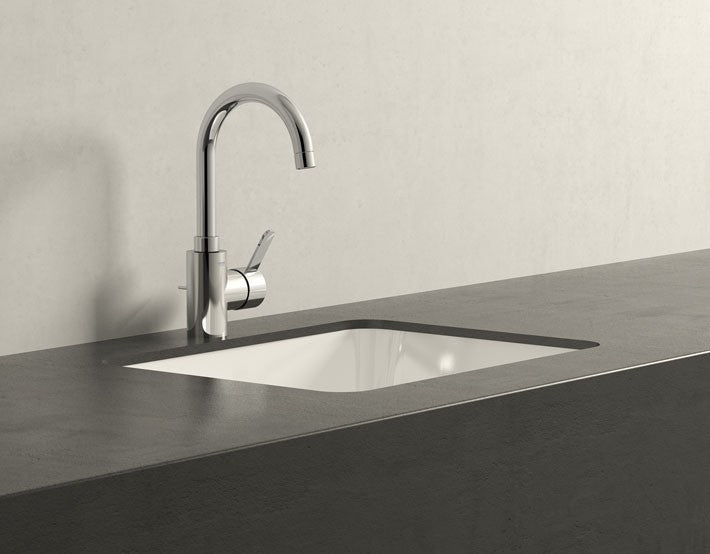 Baterie chiuveta baie Grohe Eurosmart Cosmopolitan Zero, pipa pivotanta si ventil pop-up, marime L
