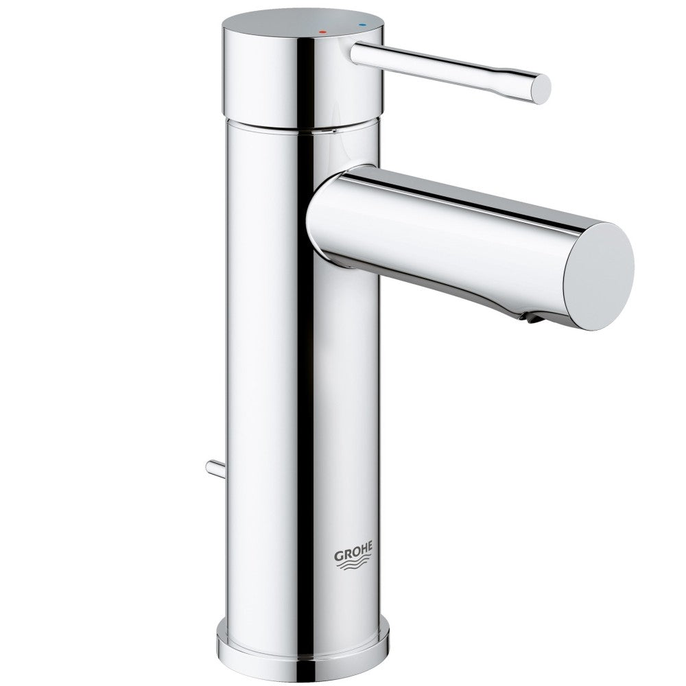 Baterie lavoar Grohe Essence, cu ventil pop-up, marime S, pipa dreapta
