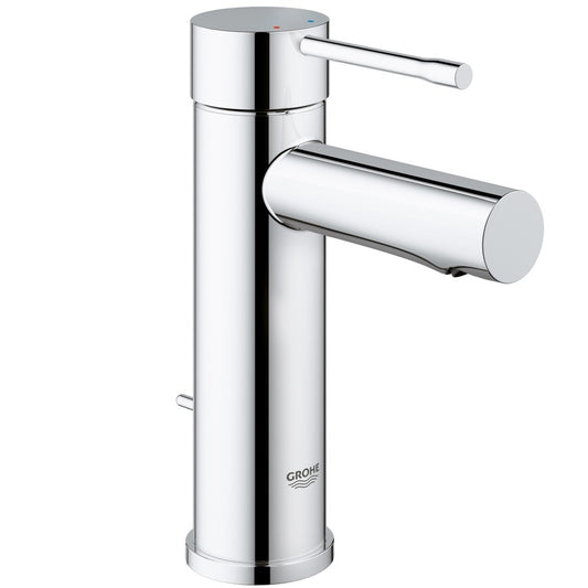 Baterie lavoar Grohe Essence, cu ventil pop-up, marime S, pipa dreapta