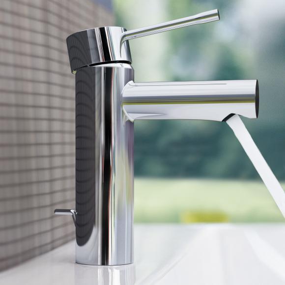 Baterie lavoar Grohe Essence, cu ventil pop-up, marime S, pipa dreapta