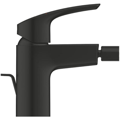 Grohe Eurosmart Baterie bideu cu ventil pop-up, marime S, negru mat