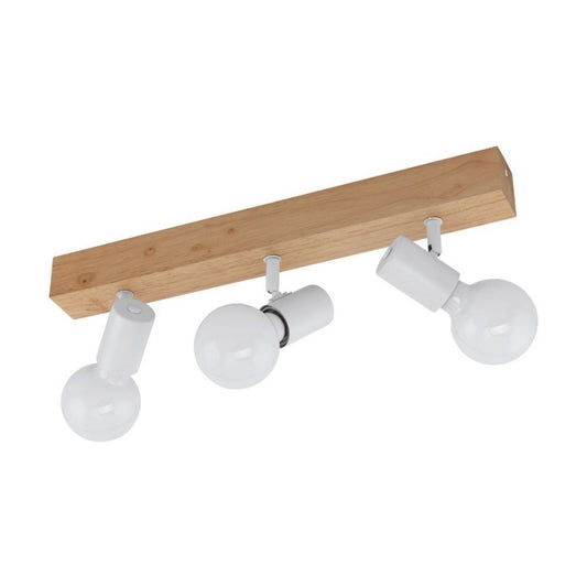 Eglo Townshend 3 Plafoniera cu 3 spoturi 3x60W, maro