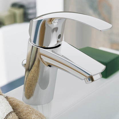 Baterie lavoar Grohe Eurosmart, cu ventil pop-up H15 cm, marime S