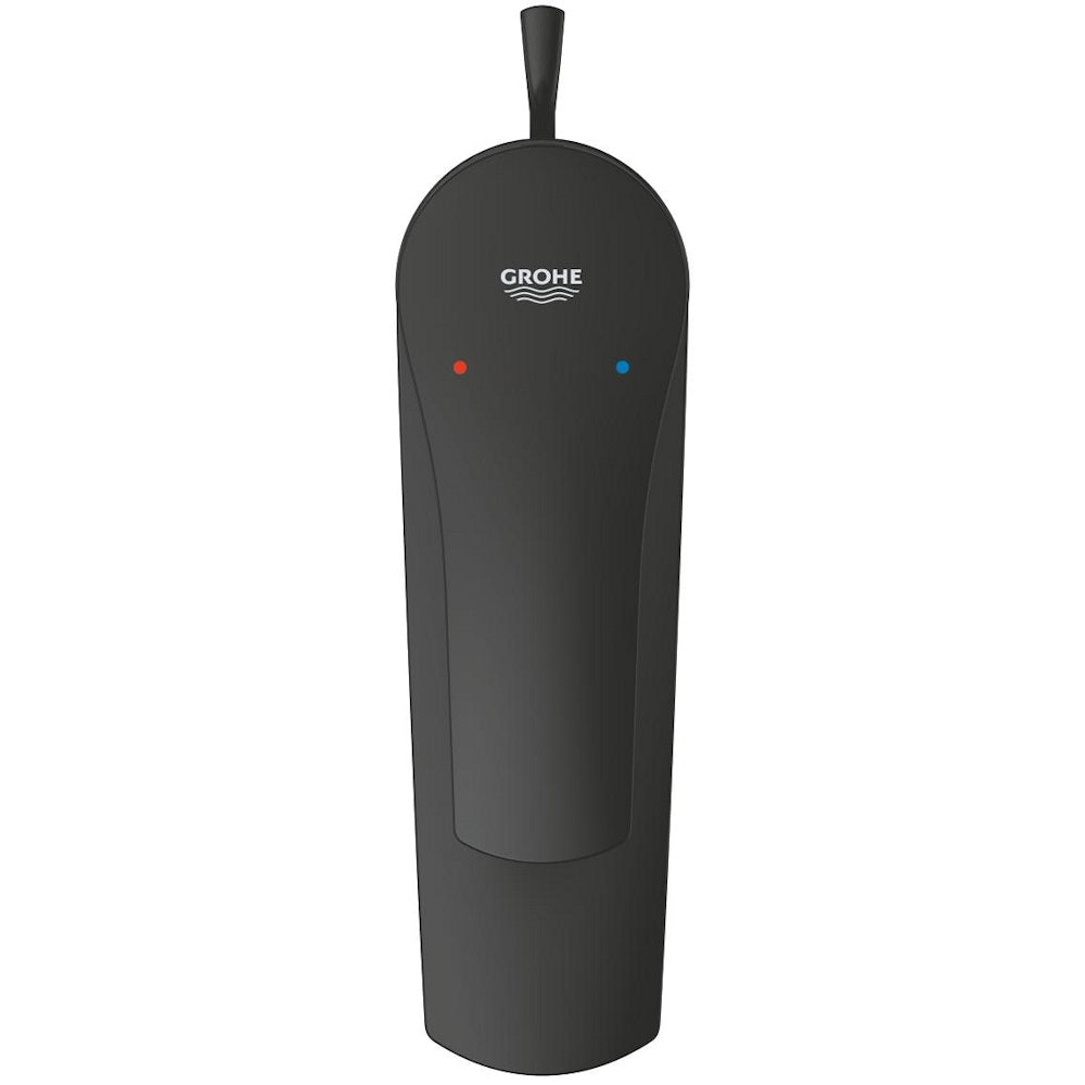 Baterie lavoar monocomanda Grohe Eurosmart cu ventil pop-up, marime S, negru mat