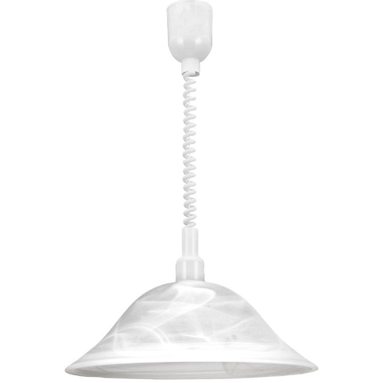 Eglo Alessandra Pendul 1x60W, inaltime ajustabila, alb