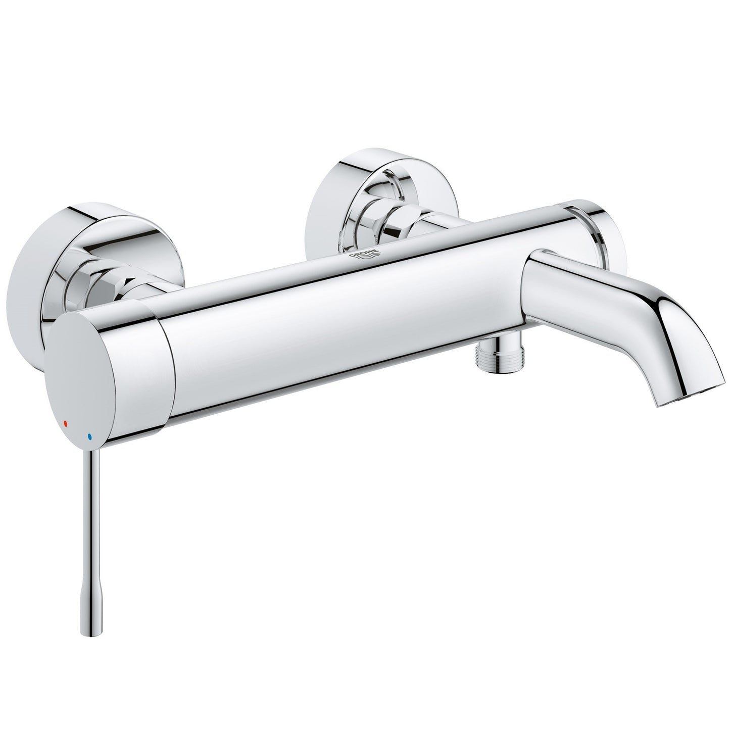Grohe Essence Baterie cada dus monocomanda, montaj pe perete, crom