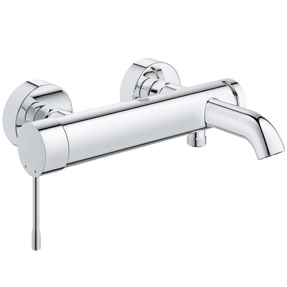 Grohe Essence Baterie cada dus monocomanda, montaj pe perete, crom