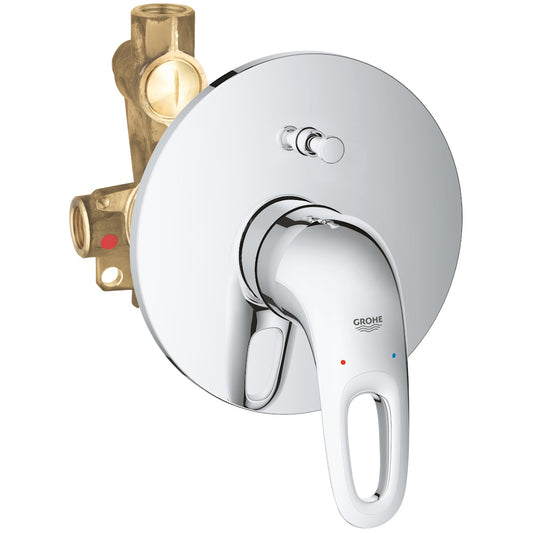 Grohe Eurostyle Baterie cada dus monocomanda incastrata, set complet
