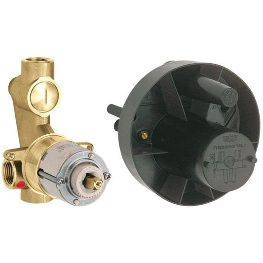 Grohe Bauflow Set preinstalare pentru baterie de dus cu montaj pe perete, divertor automat
