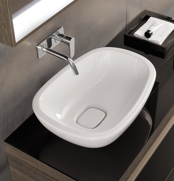 Baterie lavoar incastrata Hansgrohe Axor Citterio M, cu placa, pipa 17 cm