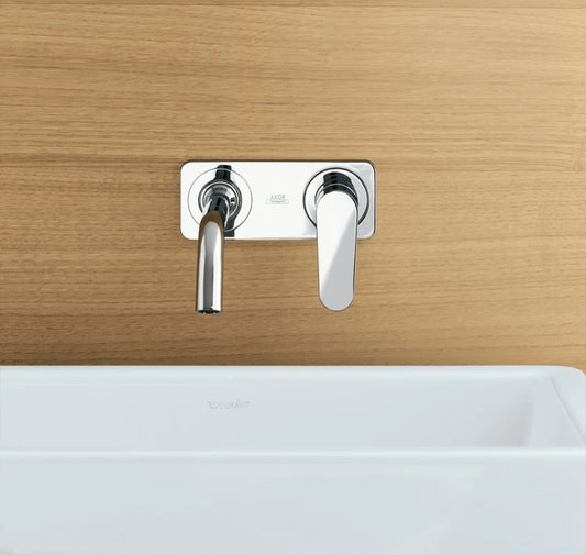 Baterie lavoar incastrata Hansgrohe Axor Citterio M, cu placa, pipa 23 cm