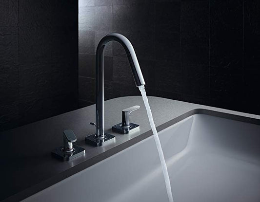 Baterie lavoar Hansgrohe Axor Citterio M 160, dubla comanda, cu ventil pop-up, manere tip L