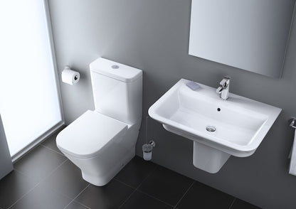 Vas WC pe pardoseala Roca The Gap 35x60 cm evacuare orizontala sau verticala, lipit de perete