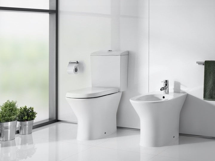 Vas WC pe pardoseala Roca Nexo 36x66 cm evacuare orizontala