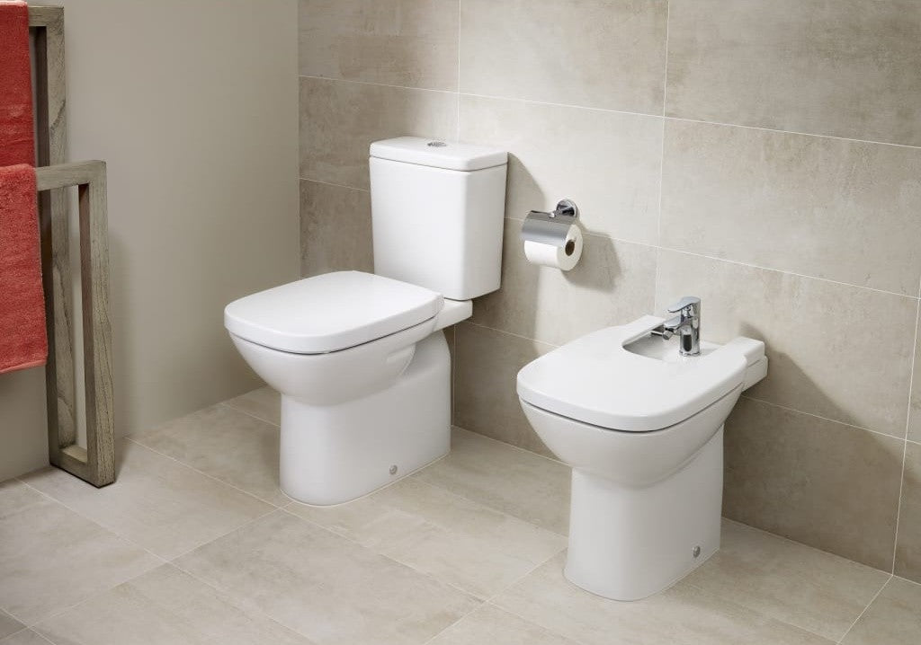 Vas WC pe pardoseala Roca Debba 36x66 cm evacuare orizontala