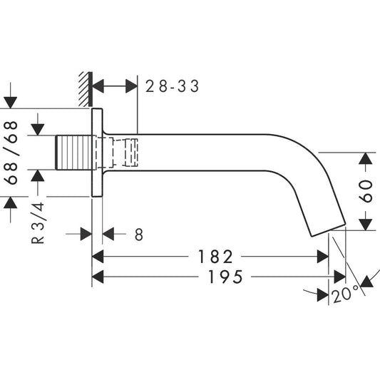 Hansgrohe Axor Citterio M Pipa