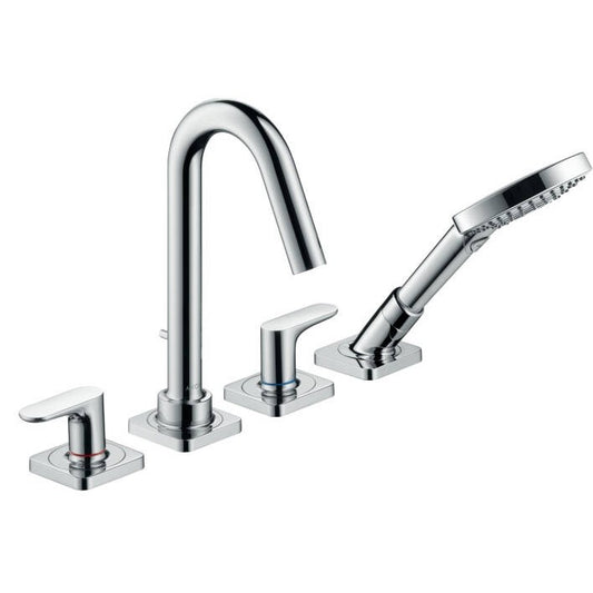 Hansgrohe Axor Citterio M Baterie cada dus cu 4 iesiri, montaj pe cada
