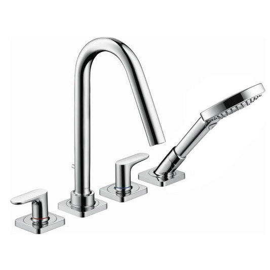Hansgrohe Axor Citterio M Baterie cada dus cu 4 iesiri, montaj langa cada