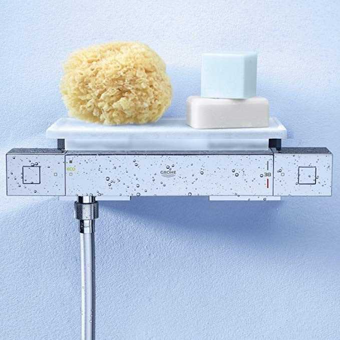 Grohe Grohtherm Cube Baterie dus cu termostat cu tavita