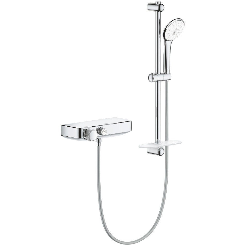 Grohe Grohtherm SmartControl Baterie dus cu termostat si set de dus, bara de sustinere H60 cm