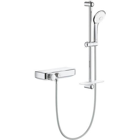 Grohe Grohtherm SmartControl Baterie dus cu termostat si set de dus, bara de sustinere H60 cm