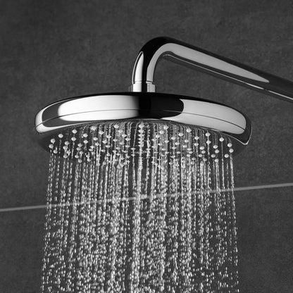 Sistem dus incastrat cu termostat Grohe Grohtherm Perfect Tempesta 210, baterie rotunda