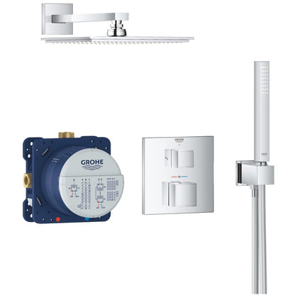 Sistem dus incastrat cu termostat Grohe Grohtherm Cube