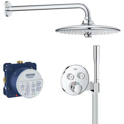 Sistem dus incastrat cu termostat Grohe Grohtherm Euphoria SmartControl
