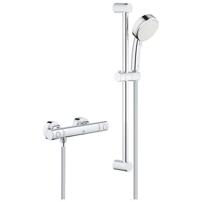 Grohe Grohtherm 800 Cosmopolitan Baterie dus cu termostat si set de dus cu bara 60 cm