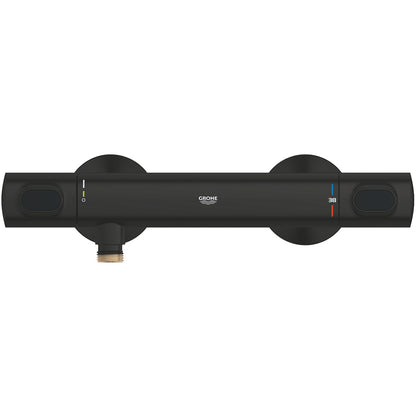Grohe Grohtherm 500 Baterie dus cu termostat, negru mat