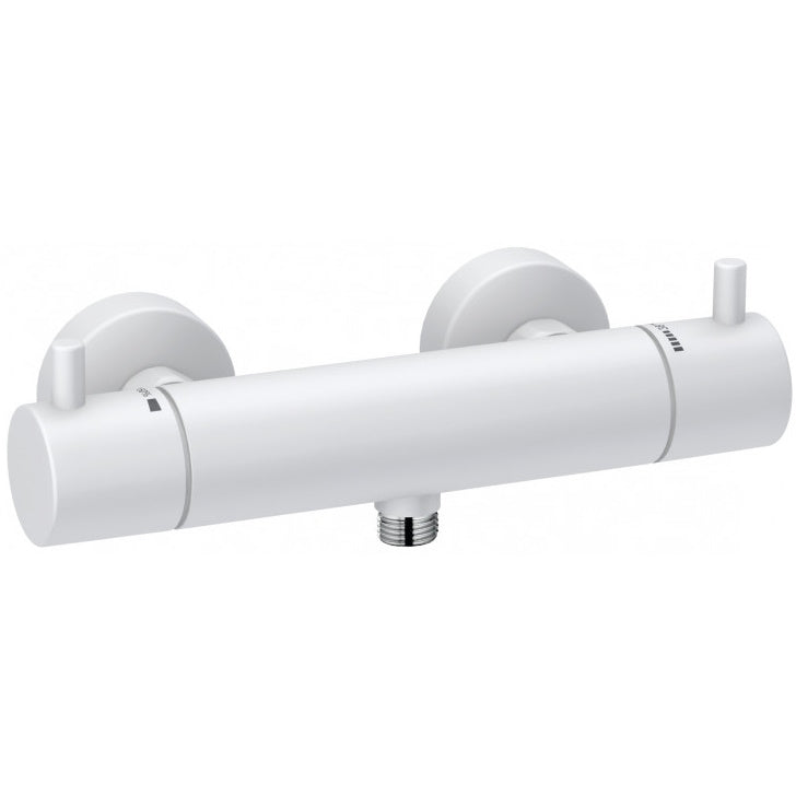 Kludi Bozz Baterie dus cu termostat, alb mat