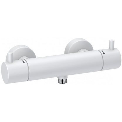 Kludi Bozz Baterie dus cu termostat, alb mat