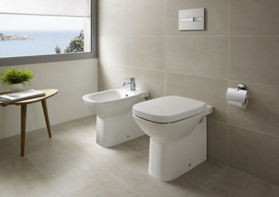 Roca Debba Bideu pe pardoseala lipit de perete, 36x52 cm