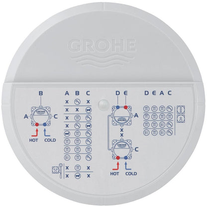 Grohe Rapido Smartbox Universal Set preinstalare pentru baterie incastrata 1/2'