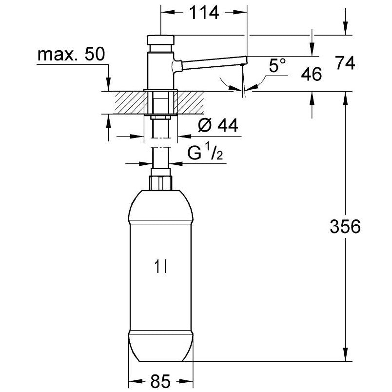 Grohe Dozator sapun lichid