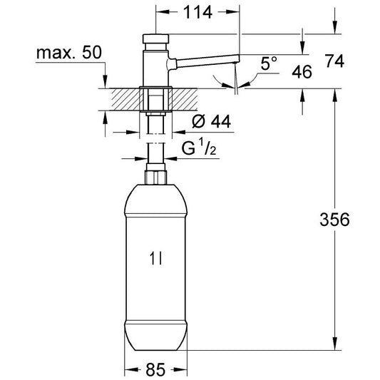 Grohe Dozator sapun lichid