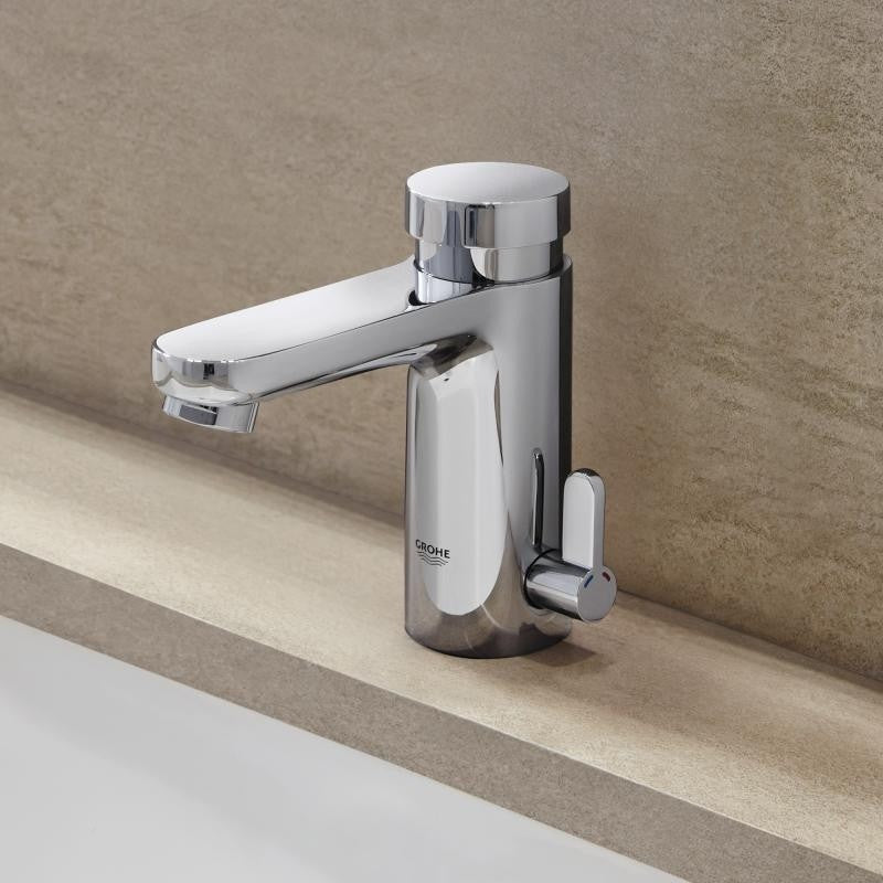 Grohe Eurosmart Cosmopolitan T Baterie lavoar cu temporizare, ventil pop-up