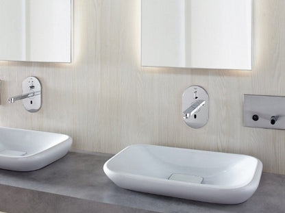 Grohe Eurosmart Cosmopolitan E Baterie lavoar electronica cu senzor, alimentare 230 V, pipa 23 cm