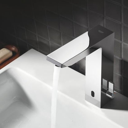 Grohe Eurocube E Baterie lavoar electronica cu infrarosu, baterie 6V, mixare apa