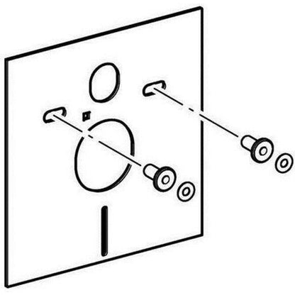 Grohe Rapid SL Set rezervor incastrat WC cu cadru si izolare fonica