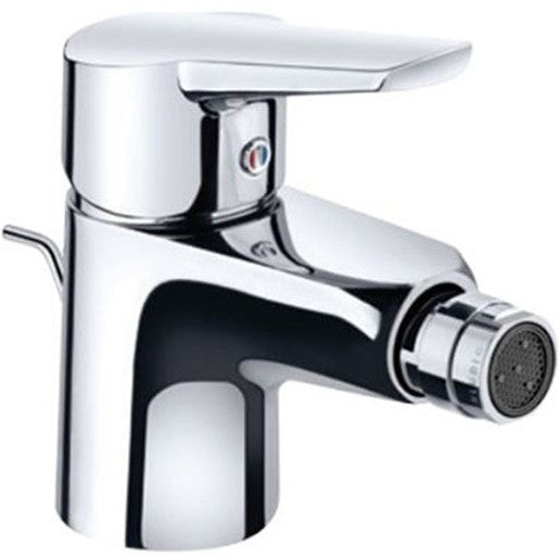 Kludi D-Vise Baterie bideu cu ventil click-clack, crom