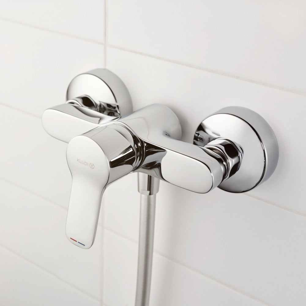 Kludi Pure&Easy Baterie dus, montaj pe perete